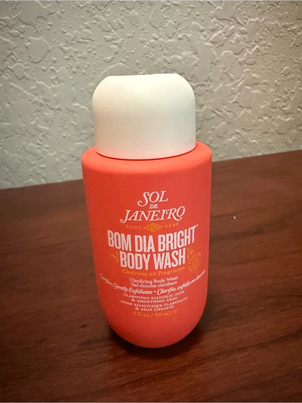 Sol de Janeiro Bom Dia Bright Body Wash - Coral Orange with White Cap